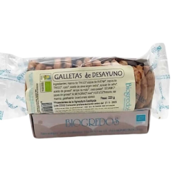 Galletas desayuno choco 220gr biogredos