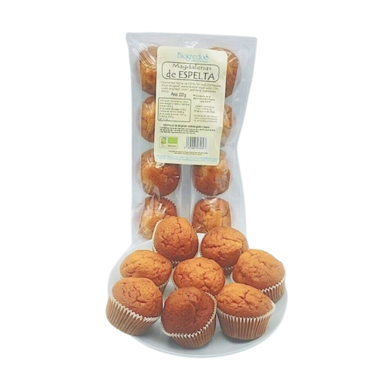 Magdalenas espelta 220g biogre