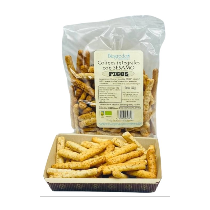 Picos int.con sesamo 200gr bio biogredos