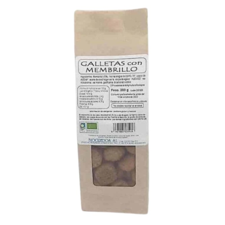 Galletas de membrillo 200grs biogredos