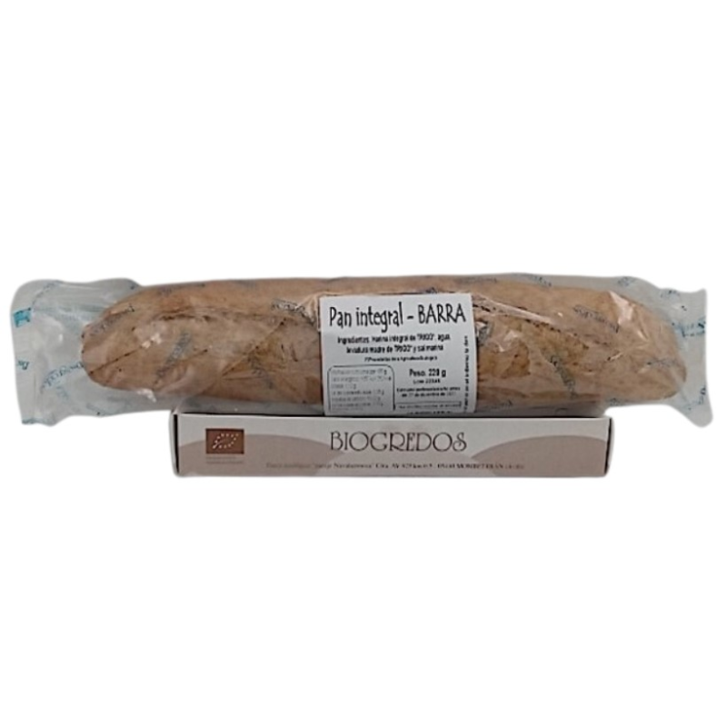 Barra integral trigo bio 220g biogredos