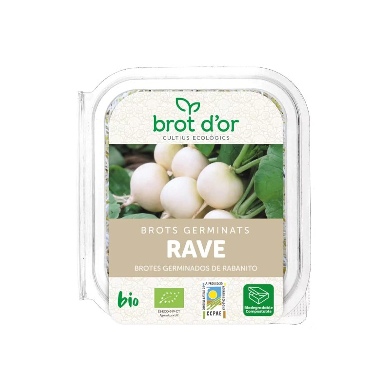 Germinado rabanitos 70gr bio brotdor.