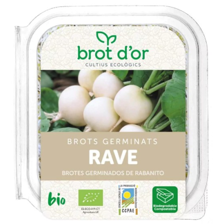 Germinado rabanitos 70gr bio brotdor.