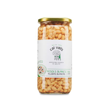 Alubias blancas cocidas 720g c/v