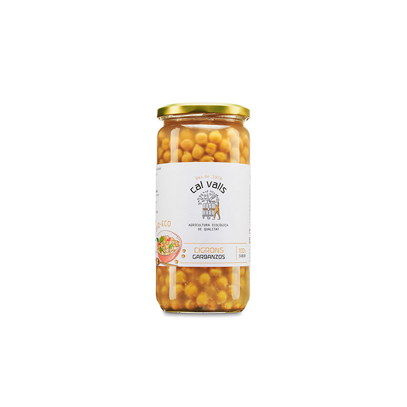 Garbanzos conseva bio 450g cal valls