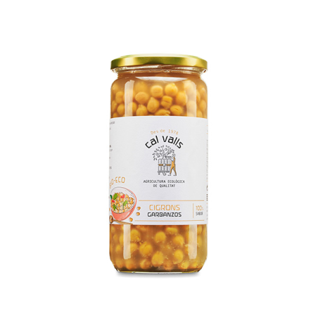 Garbanzos conseva bio 450g cal valls