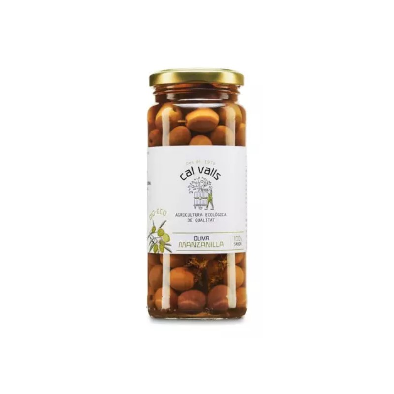 Aceitunas verdes manzanilla 200g cal valls
