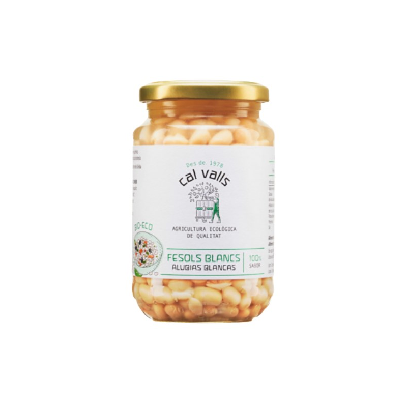 Alubias blancas cocidas 350g cal valls