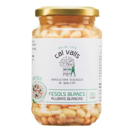 Alubias blancas cocidas 350g cal valls
