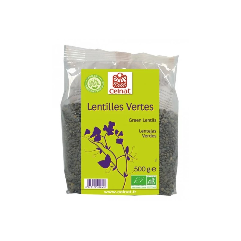 Lentejas verdes 500gr celnat