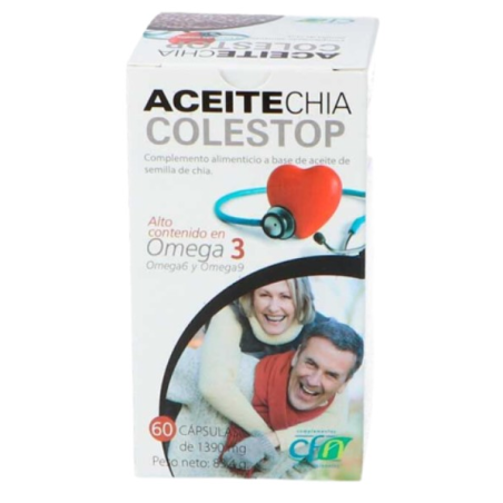 Aceite de chia 1g 60 perlas cfn