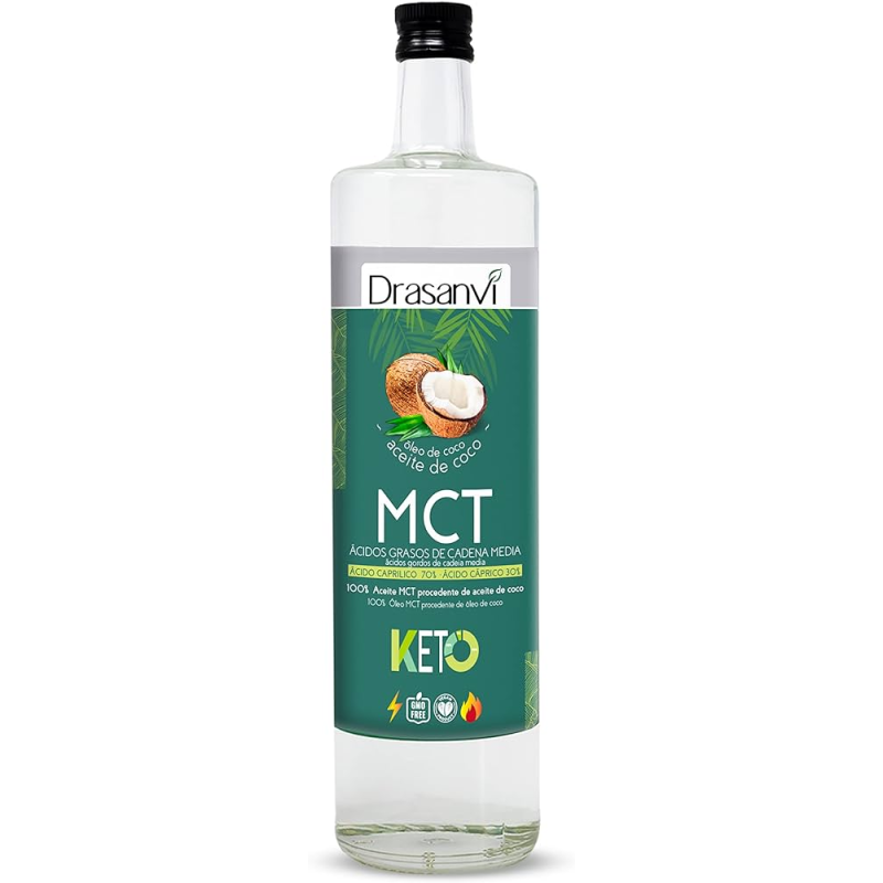 Aceite de coco 500ml keto mct drasanci