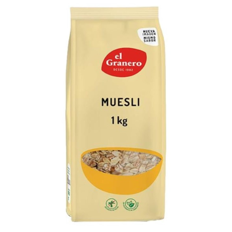 Muesli cereales integrales 1kg granero