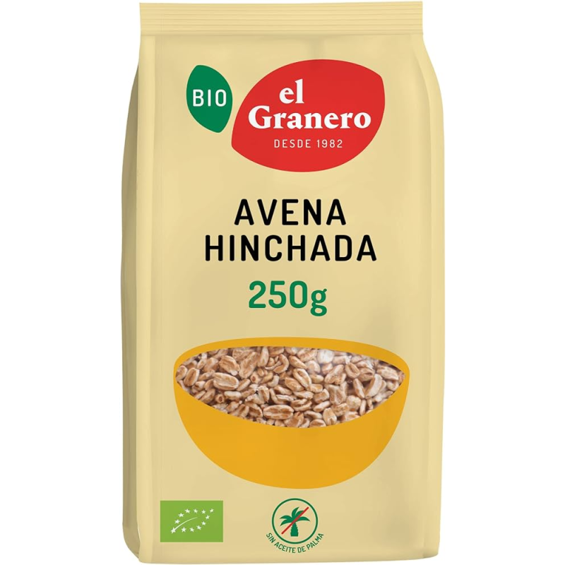 Avena hinchada 250gr bio el granero