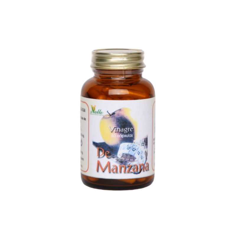 Vinagre manzana 500mg 60cap el valle