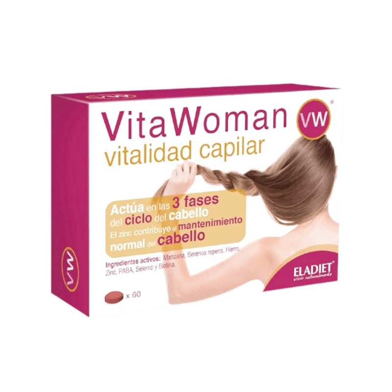 Vitawoman vitalidad capilar 60 comp  eladiet