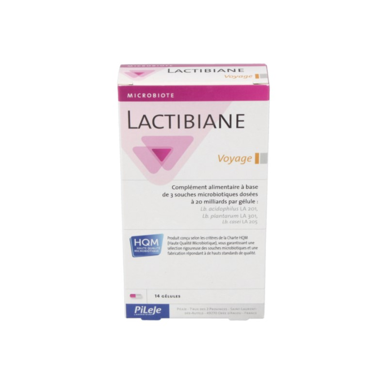 Lactibiane voyage viaje 14cap pileje