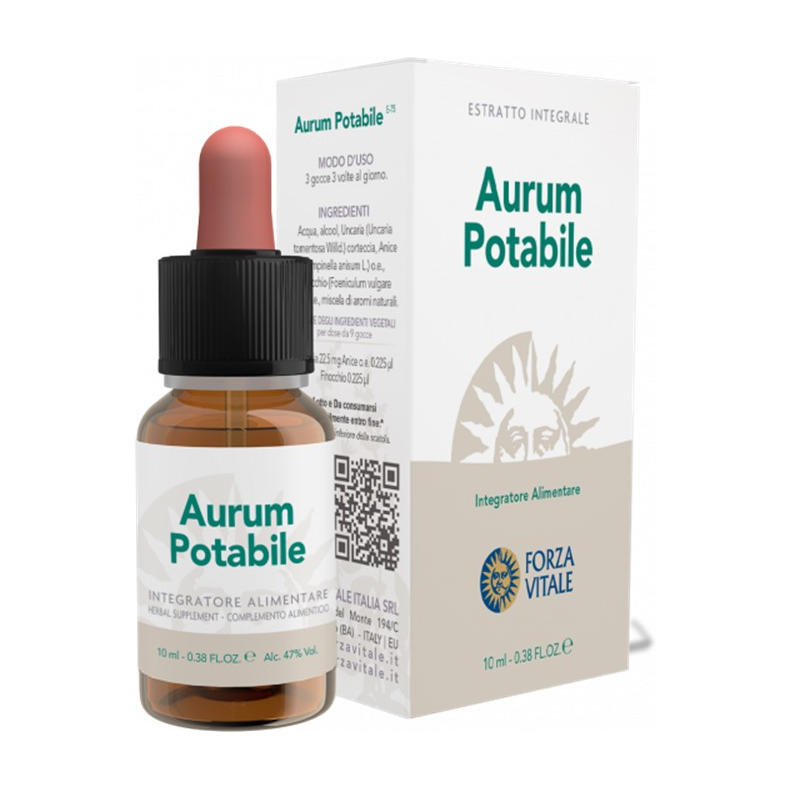 Aurum potabile 10ml forza vita