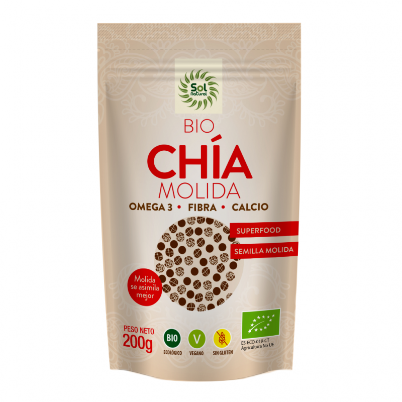 Chia molida sol natural bio 200g