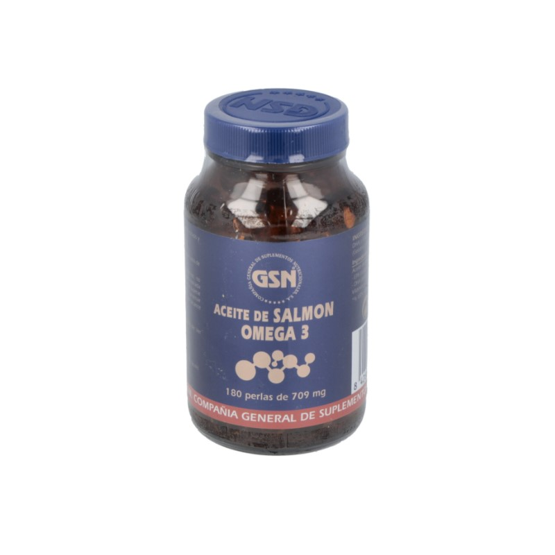 Aceite salmon omega 3 180 gsn