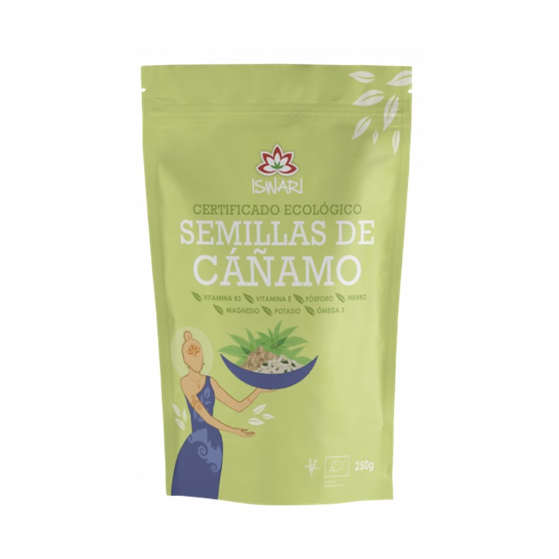 Iswari semilla cañamo 250g bi0
