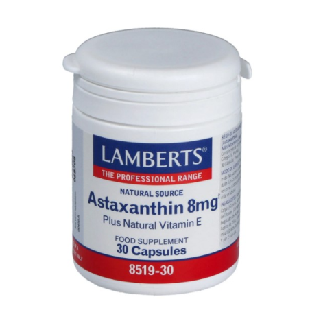 Astaxanthin 8mg con vit.e 30caps lambers