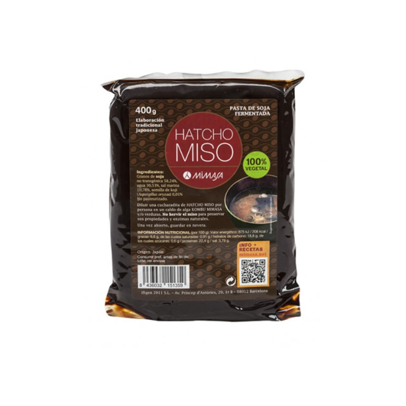 Hatcho miso 400gr. mimasa