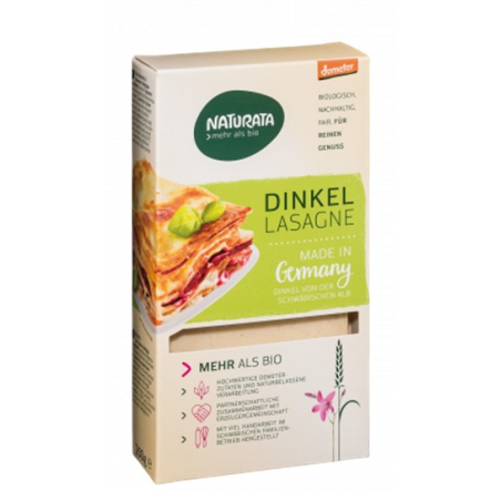 Lasaña espelta 250gr demeter naturata