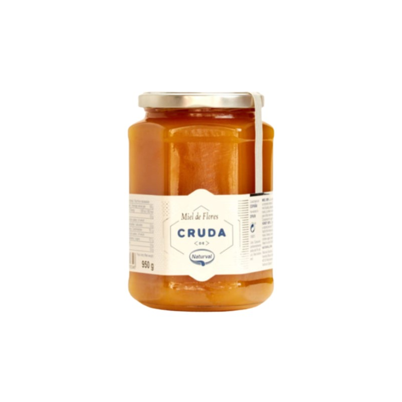 Miel flores cruda 950g naturval