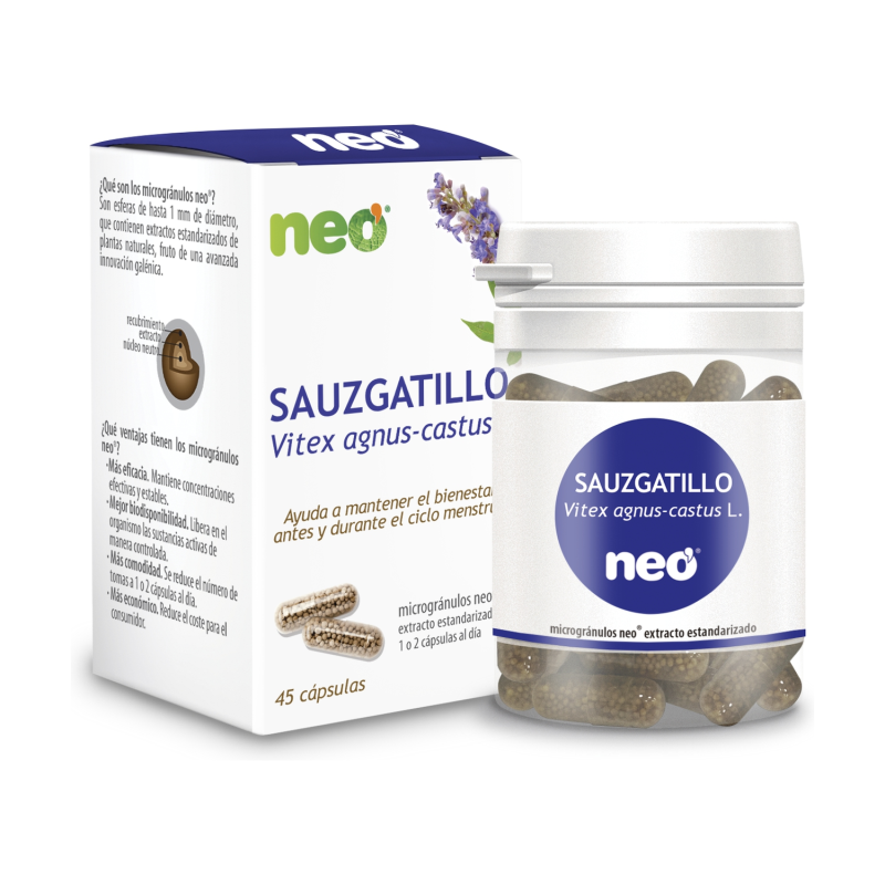 Sauzgatillo extracto seco 45cap neo