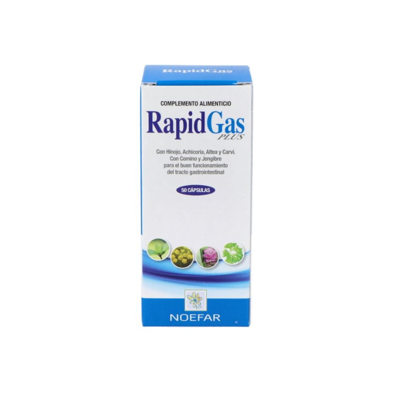 Rapid gas plus 50cap. noefar