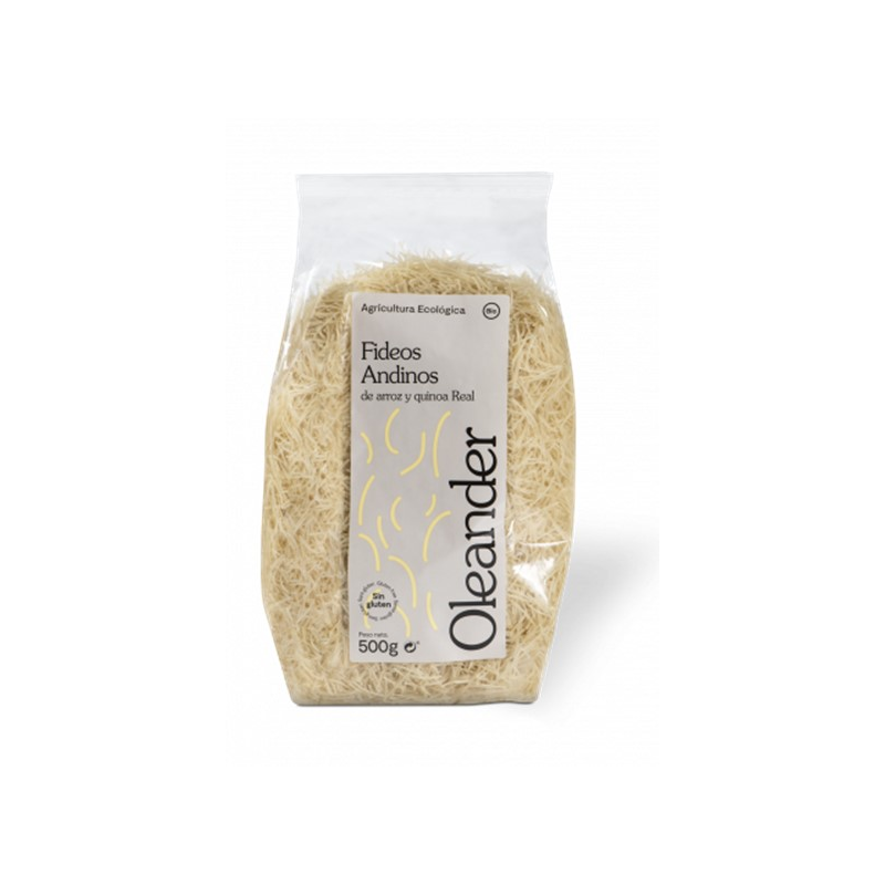 Fideos andinos arroz quinoa 500g oleander eco