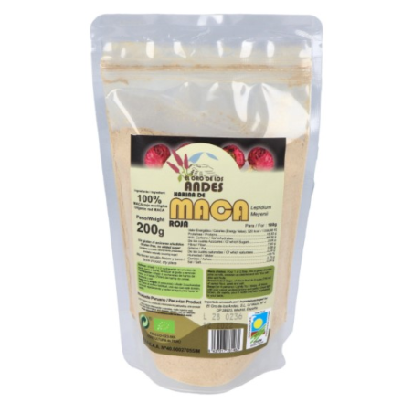 Maca negra 200gr polvo el oro de los andes