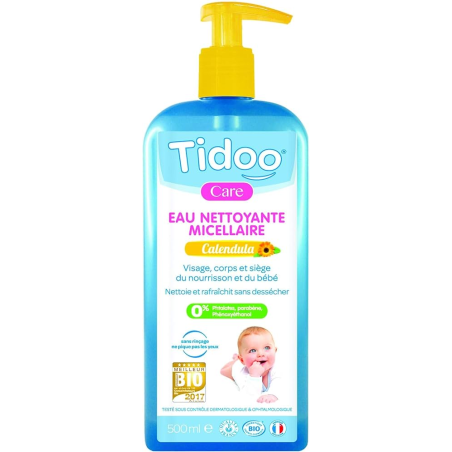 Agua limpiadora micelar calendula bebe