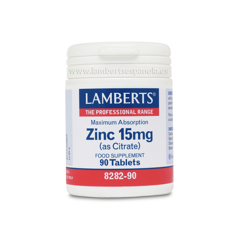 Zinc citrato 15mg 90tab lamberts