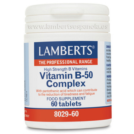 Vitamina b50 60tab lamberts