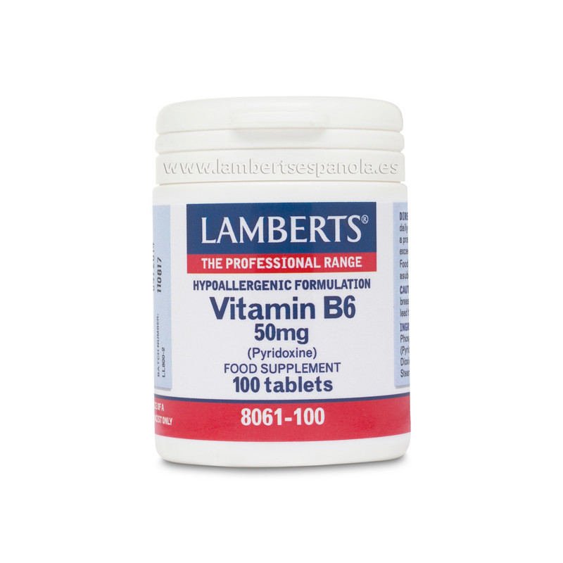 Vitamina b6 50mg 100tab lamberts