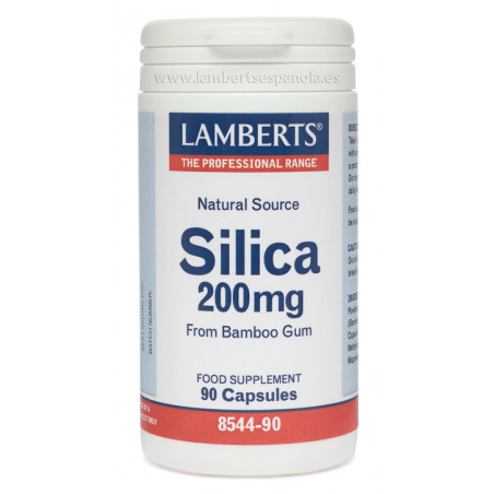 Silicio 200mg 90 cap lamberts