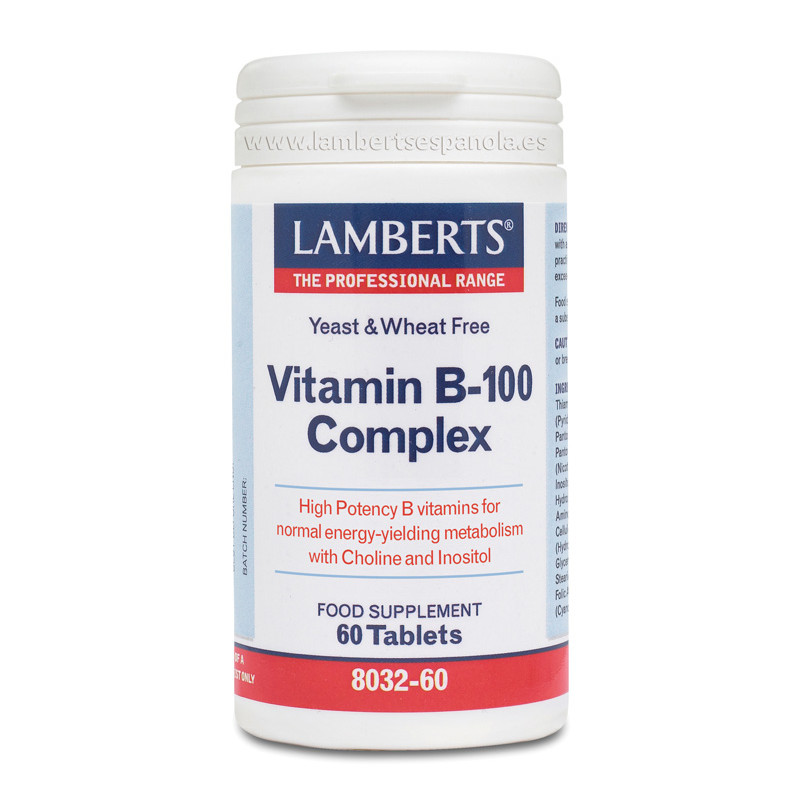Vitamina b100 60tab lamberts