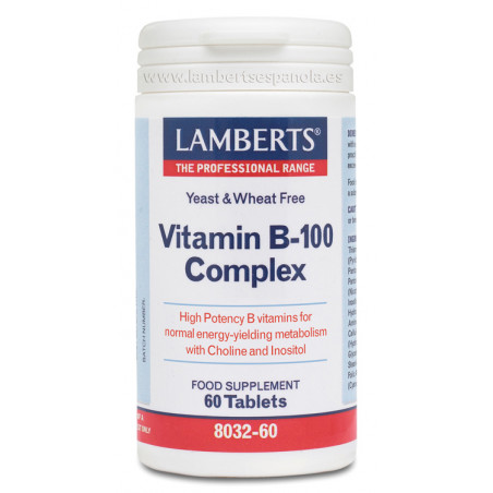Vitamina b100 60tab lamberts