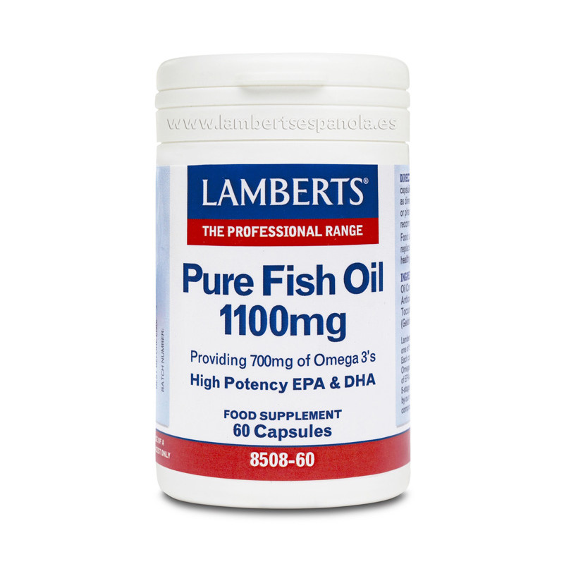 Aceite pescado 1100mg 60cp lamberts