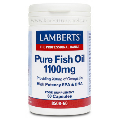 Aceite pescado 1100mg 60cp lamberts