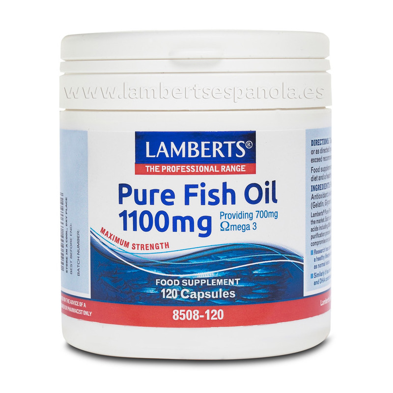 Aceite pescado 1100mg 120cp lamberts