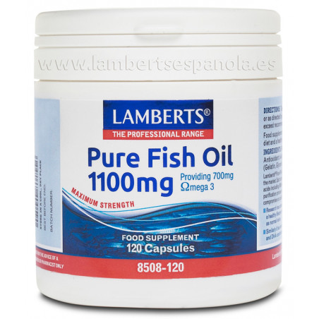Aceite pescado 1100mg 120cp lamberts
