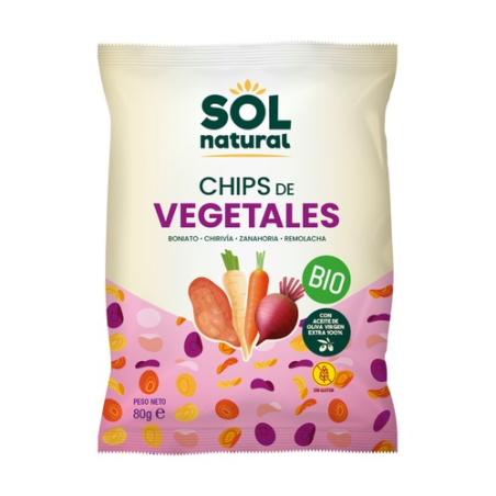 Chips de vegetales sol natural bio 80g