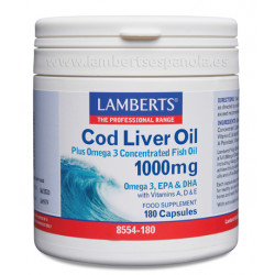 Aceite higado 1000mg 180cp lamberts