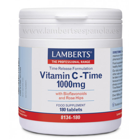 Vitamina c 1000mg 180tab lamberts