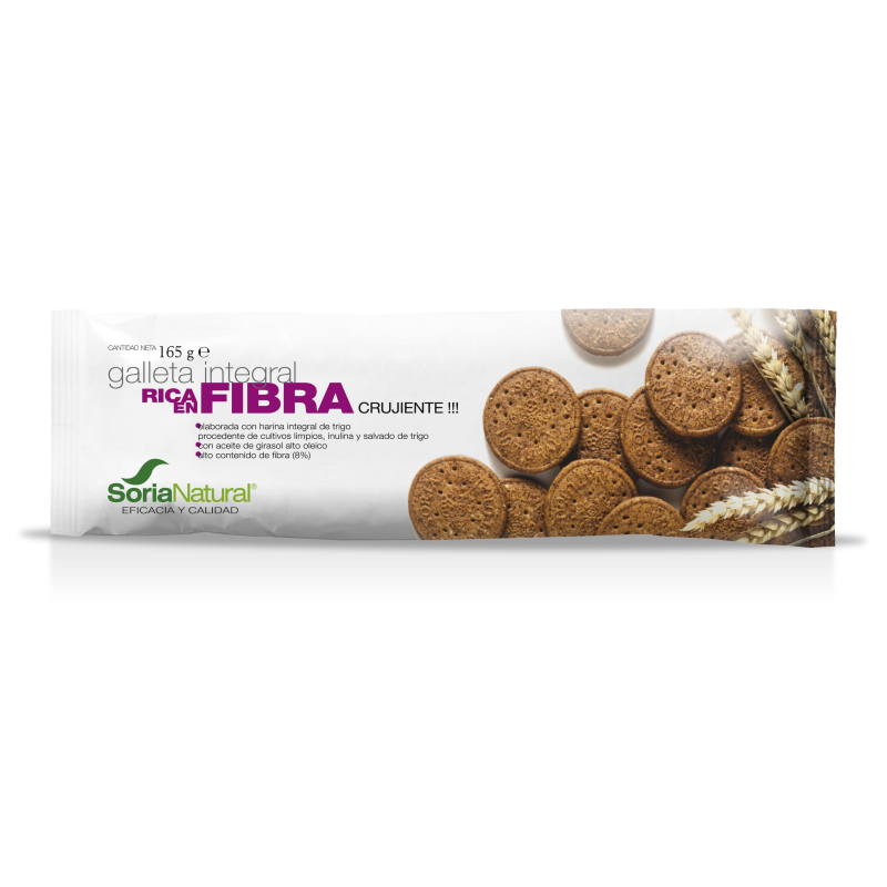 Galletas integrales fibra soria natural