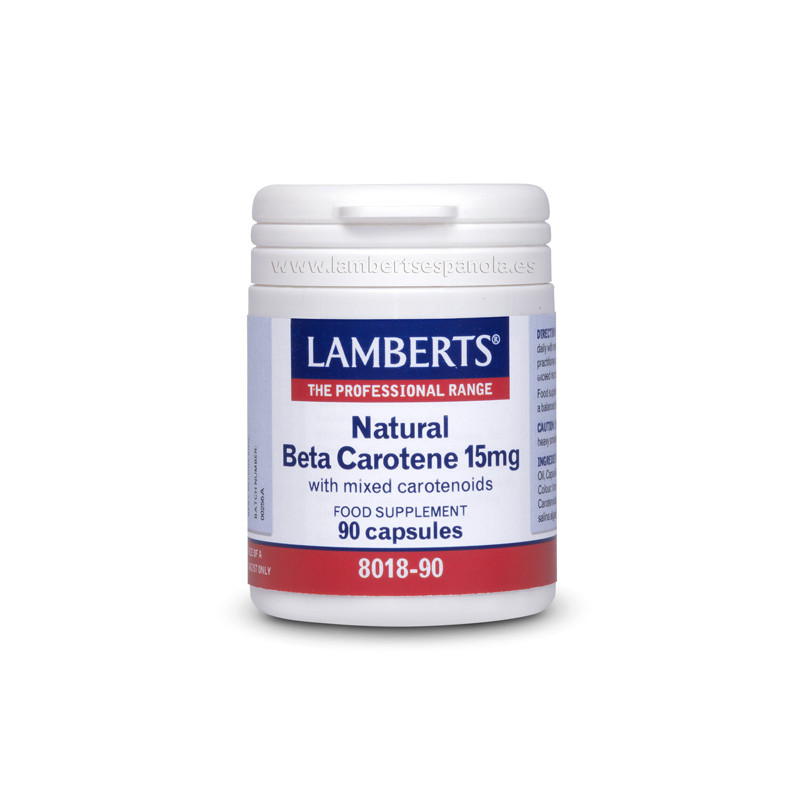 Betacaroteno 15mg 90cap.lamberts