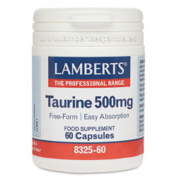 Taurina 500 mg 60 cap lamberts